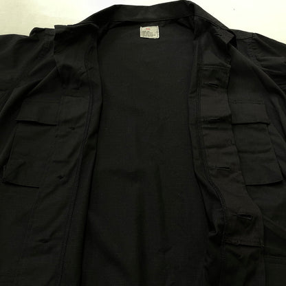 【中古品】【メンズ】 US.ARMY アメリカ軍 BDU JACKET 8415-01-422-3297 バトル ドレス ユニフォーム ジャケット アウター 145-260725-ss-03-tei サイズ：M-LONG カラー：ブラック 万代Net店