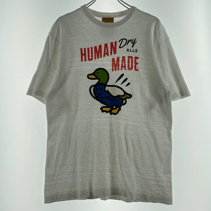 【中古品】【メンズ】 HUMAN MADE ヒューマンメイド DUCK GRAPHIC S/S T-SHIRT ダック グラフィック ショートスリーブTシャツ 半袖トップス 142-260725-ss-01-tei サイズ：M カラー：ホワイト 万代Net店