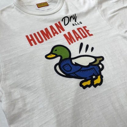 【中古品】【メンズ】 HUMAN MADE ヒューマンメイド DUCK GRAPHIC S/S T-SHIRT ダック グラフィック ショートスリーブTシャツ 半袖トップス 142-260725-ss-01-tei サイズ：M カラー：ホワイト 万代Net店