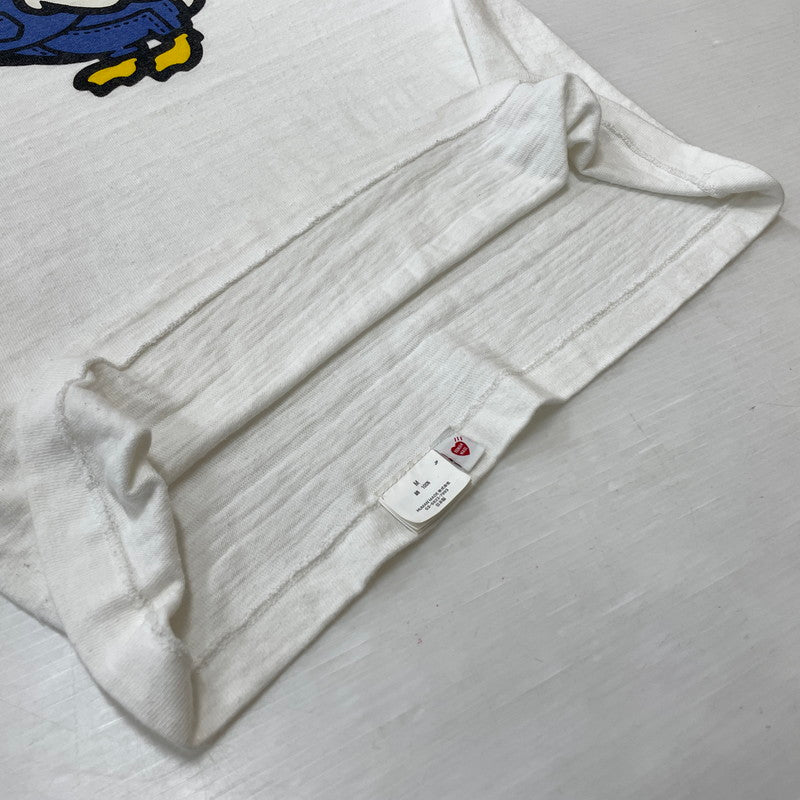 【中古品】【メンズ】 HUMAN MADE ヒューマンメイド DUCK GRAPHIC S/S T-SHIRT ダック グラフィック ショートスリーブTシャツ 半袖トップス 142-260725-ss-01-tei サイズ：M カラー：ホワイト 万代Net店