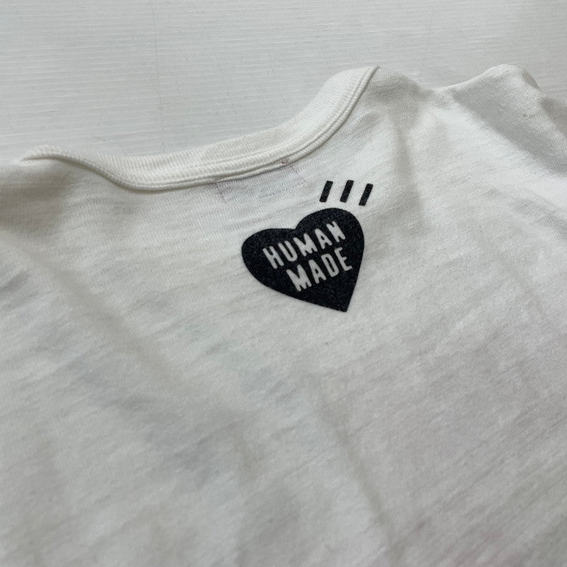 【中古品】【メンズ】 HUMAN MADE ヒューマンメイド DUCK GRAPHIC S/S T-SHIRT ダック グラフィック ショートスリーブTシャツ 半袖トップス 142-260725-ss-01-tei サイズ：M カラー：ホワイト 万代Net店