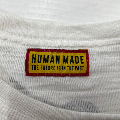 【中古品】【メンズ】 HUMAN MADE ヒューマンメイド DUCK GRAPHIC S/S T-SHIRT ダック グラフィック ショートスリーブTシャツ 半袖トップス 142-260725-ss-01-tei サイズ：M カラー：ホワイト 万代Net店