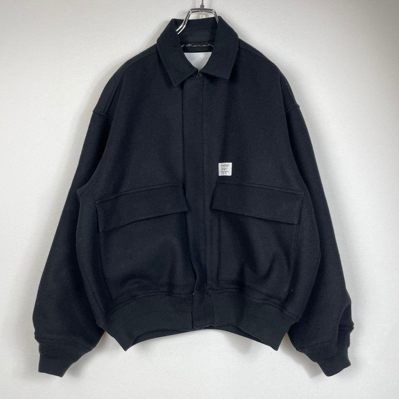 【中古品】【メンズ】 WTAPS ダブルタップス JFW-01 JACKET WONY. MELTON 232BRDT-JKM04 ウールメルトン ジャケット アウター 142-260725-ss-08-tei サイズ：01 カラー：ブラック 万代Net店