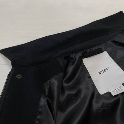 【中古品】【メンズ】 WTAPS ダブルタップス JFW-01 JACKET WONY. MELTON 232BRDT-JKM04 ウールメルトン ジャケット アウター 142-260725-ss-08-tei サイズ：01 カラー：ブラック 万代Net店