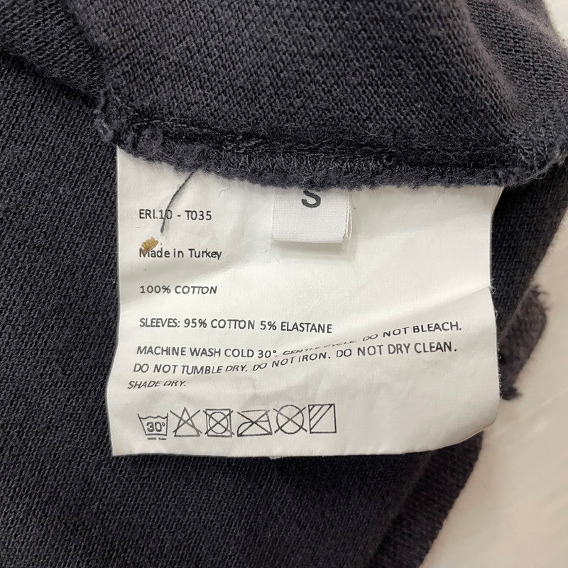 【現状渡し品】【メンズ】 ERL イーアールエル DOUBLE SLEEVE P0LO T-SHIRT ダブルスリーブ ポロTシャツ トップス 141-260725-ss-02-tei サイズ：S カラー：ブラック 万代Net店
