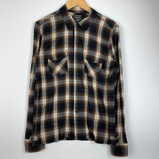 【中古品】【メンズ】 RUDE GALLERY ルードギャラリー OMBRE CHECK L/S SHIRT オンブレチェック ロングスリーブシャツ 長袖トップス 140-260725-ss-07-tei サイズ：3 カラー：チェック 万代Net店