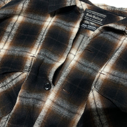 【中古品】【メンズ】 RUDE GALLERY ルードギャラリー OMBRE CHECK L/S SHIRT オンブレチェック ロングスリーブシャツ 長袖トップス 140-260725-ss-07-tei サイズ：3 カラー：チェック 万代Net店
