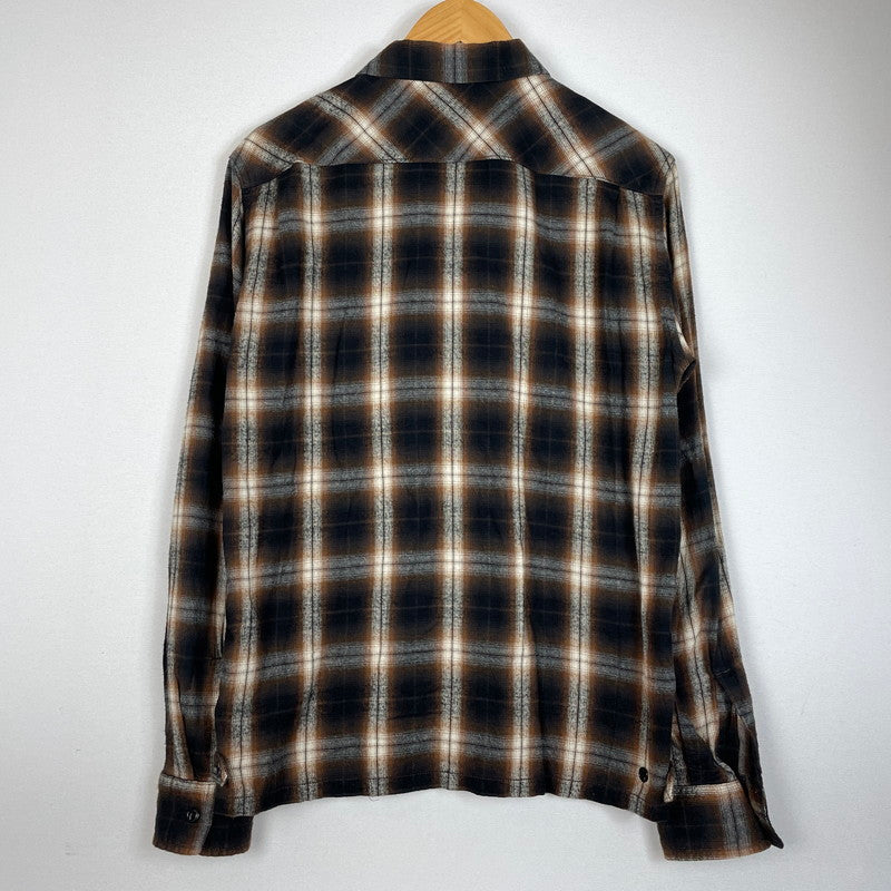 【中古品】【メンズ】 RUDE GALLERY ルードギャラリー OMBRE CHECK L/S SHIRT オンブレチェック ロングスリーブシャツ 長袖トップス 140-260725-ss-07-tei サイズ：3 カラー：チェック 万代Net店