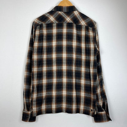 【中古品】【メンズ】 RUDE GALLERY ルードギャラリー OMBRE CHECK L/S SHIRT オンブレチェック ロングスリーブシャツ 長袖トップス 140-260725-ss-07-tei サイズ：3 カラー：チェック 万代Net店