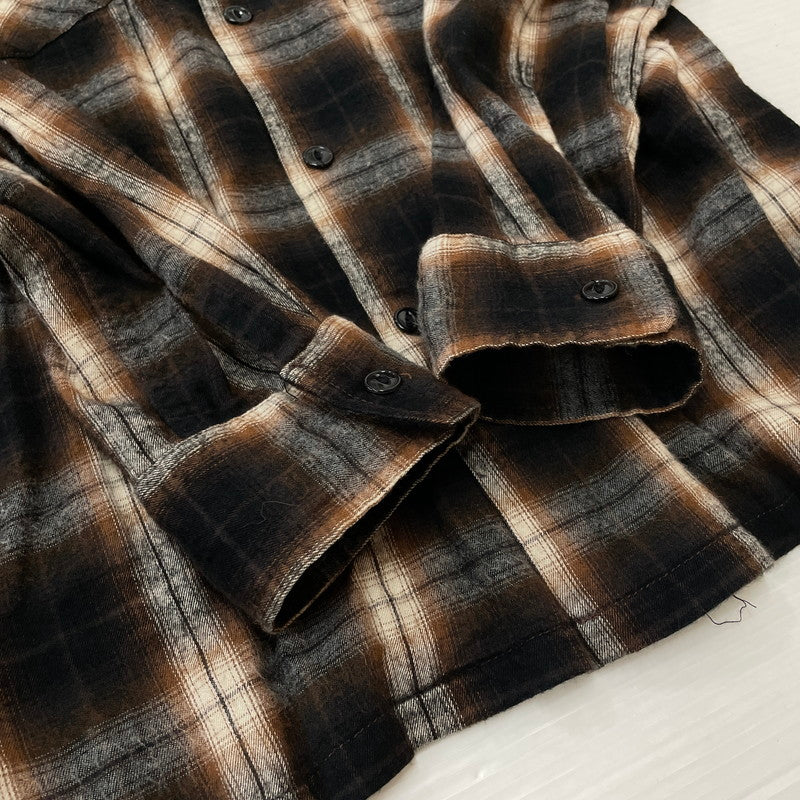 【中古品】【メンズ】 RUDE GALLERY ルードギャラリー OMBRE CHECK L/S SHIRT オンブレチェック ロングスリーブシャツ 長袖トップス 140-260725-ss-07-tei サイズ：3 カラー：チェック 万代Net店