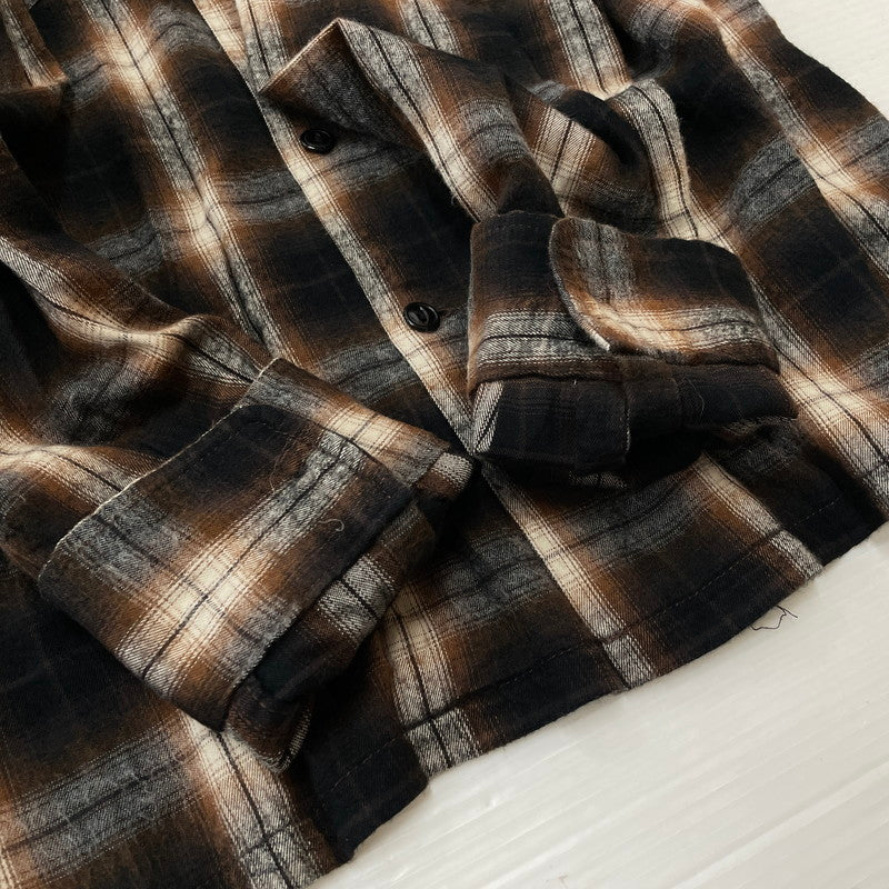 【中古品】【メンズ】 RUDE GALLERY ルードギャラリー OMBRE CHECK L/S SHIRT オンブレチェック ロングスリーブシャツ 長袖トップス 140-260725-ss-07-tei サイズ：3 カラー：チェック 万代Net店