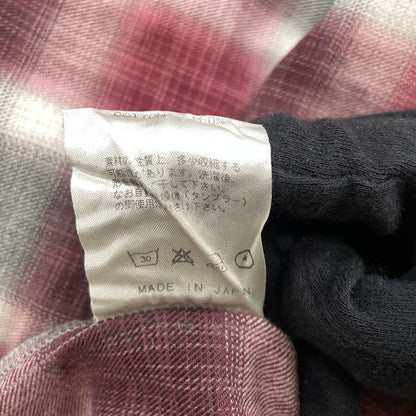 【中古品】【メンズ】 RUDE GALLERY ルードギャラリー OMBRE CHECK L/S SHIRT オンブレチェック ロングスリーブシャツ 長袖トップス 140-260725-ss-06-tei サイズ：4 カラー：レッド 万代Net店