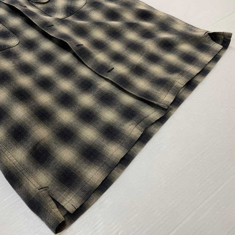 【中古品】【メンズ】 RUDE GALLERY ルードギャラリー OMBRE CHECK L/S SHIRT オンブレチェック ロングスリーブシャツ 長袖トップス 140-260725-ss-05-tei サイズ：3 カラー：チェック 万代Net店