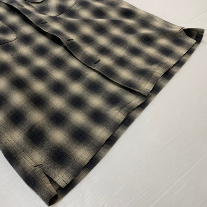 【中古品】【メンズ】 RUDE GALLERY ルードギャラリー OMBRE CHECK L/S SHIRT オンブレチェック ロングスリーブシャツ 長袖トップス 140-260725-ss-05-tei サイズ：3 カラー：チェック 万代Net店