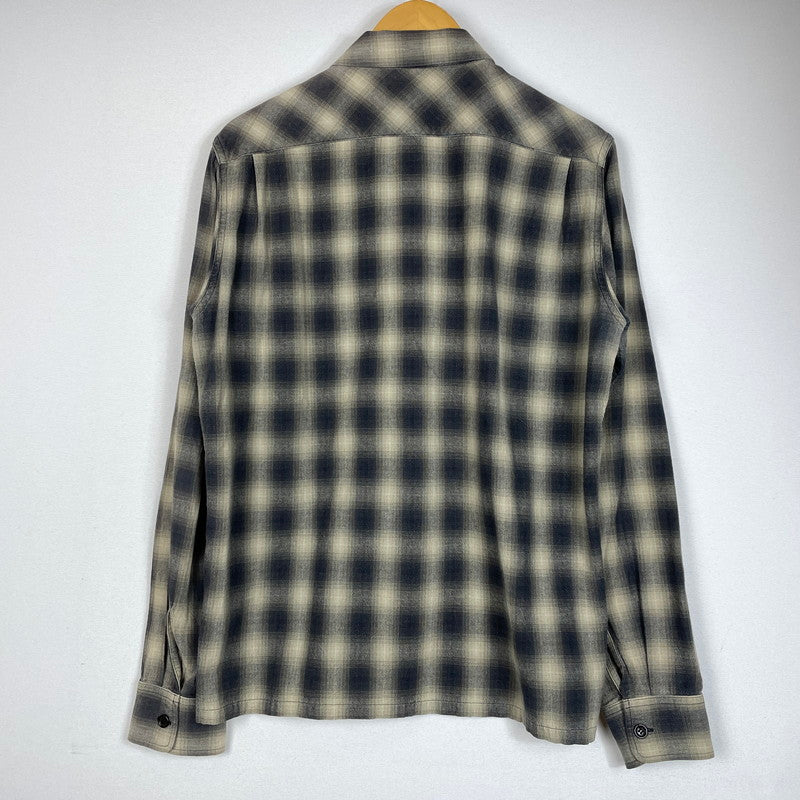 【中古品】【メンズ】 RUDE GALLERY ルードギャラリー OMBRE CHECK L/S SHIRT オンブレチェック ロングスリーブシャツ 長袖トップス 140-260725-ss-05-tei サイズ：3 カラー：チェック 万代Net店