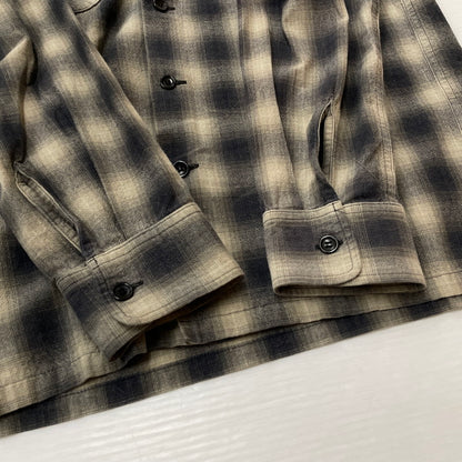 【中古品】【メンズ】 RUDE GALLERY ルードギャラリー OMBRE CHECK L/S SHIRT オンブレチェック ロングスリーブシャツ 長袖トップス 140-260725-ss-05-tei サイズ：3 カラー：チェック 万代Net店