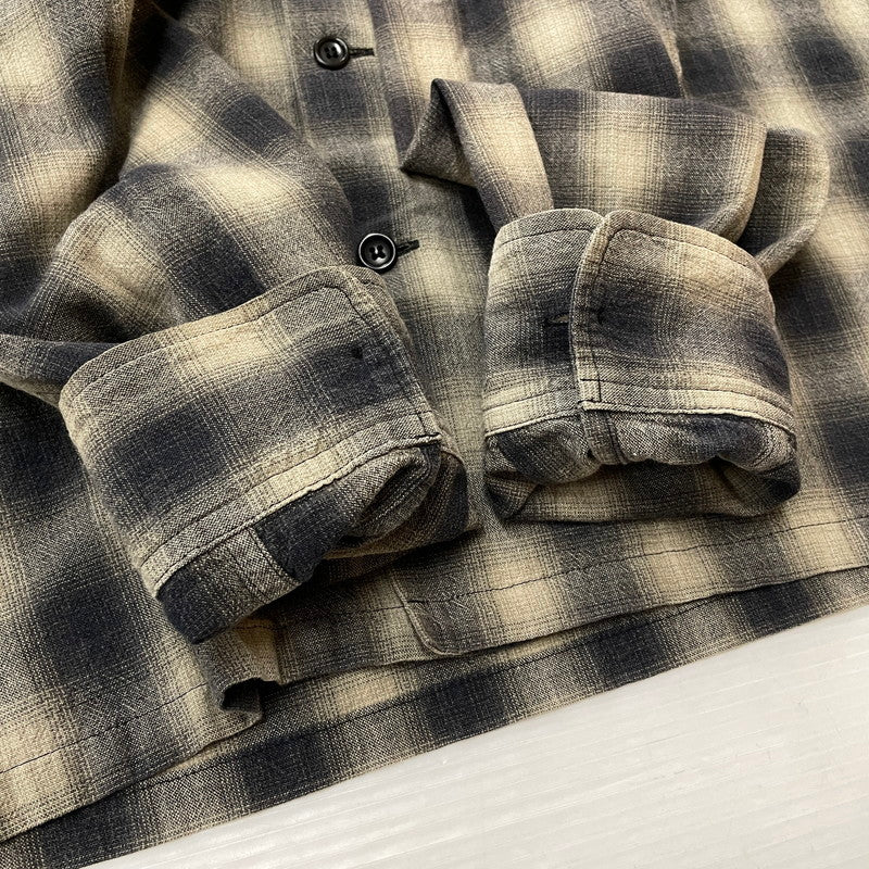 【中古品】【メンズ】 RUDE GALLERY ルードギャラリー OMBRE CHECK L/S SHIRT オンブレチェック ロングスリーブシャツ 長袖トップス 140-260725-ss-05-tei サイズ：3 カラー：チェック 万代Net店