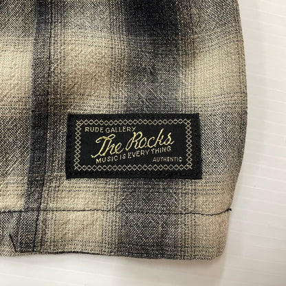 【中古品】【メンズ】 RUDE GALLERY ルードギャラリー OMBRE CHECK L/S SHIRT オンブレチェック ロングスリーブシャツ 長袖トップス 140-260725-ss-05-tei サイズ：3 カラー：チェック 万代Net店