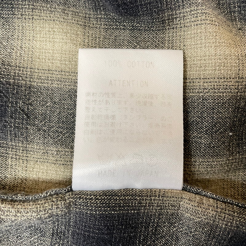 【中古品】【メンズ】 RUDE GALLERY ルードギャラリー OMBRE CHECK L/S SHIRT オンブレチェック ロングスリーブシャツ 長袖トップス 140-260725-ss-05-tei サイズ：3 カラー：チェック 万代Net店