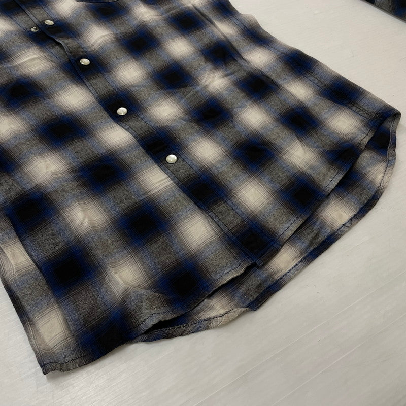 【中古品】【メンズ】 HYSTERIC GLAMOUR ヒステリックグラマー RAYON OMBRE CHECK SHIRT 4AH-2022 レーヨンオンブレチェックシャツ トップス 140-260725-ss-04-tei サイズ：M カラー：チェック 万代Net店