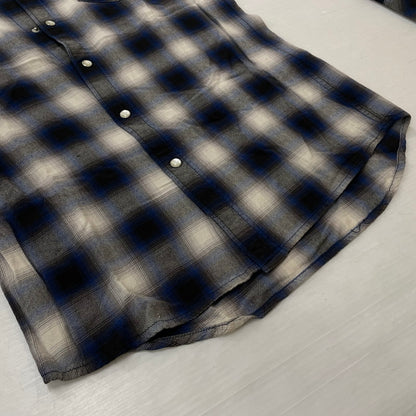 【中古品】【メンズ】 HYSTERIC GLAMOUR ヒステリックグラマー RAYON OMBRE CHECK SHIRT 4AH-2022 レーヨンオンブレチェックシャツ トップス 140-260725-ss-04-tei サイズ：M カラー：チェック 万代Net店