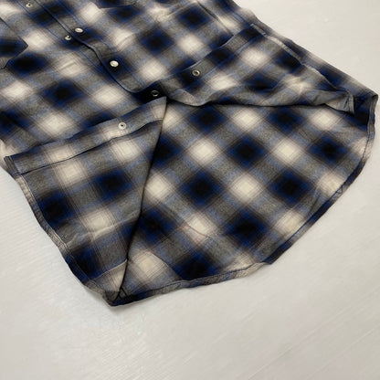 【中古品】【メンズ】 HYSTERIC GLAMOUR ヒステリックグラマー RAYON OMBRE CHECK SHIRT 4AH-2022 レーヨンオンブレチェックシャツ トップス 140-260725-ss-04-tei サイズ：M カラー：チェック 万代Net店