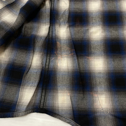 【中古品】【メンズ】 HYSTERIC GLAMOUR ヒステリックグラマー RAYON OMBRE CHECK SHIRT 4AH-2022 レーヨンオンブレチェックシャツ トップス 140-260725-ss-04-tei サイズ：M カラー：チェック 万代Net店
