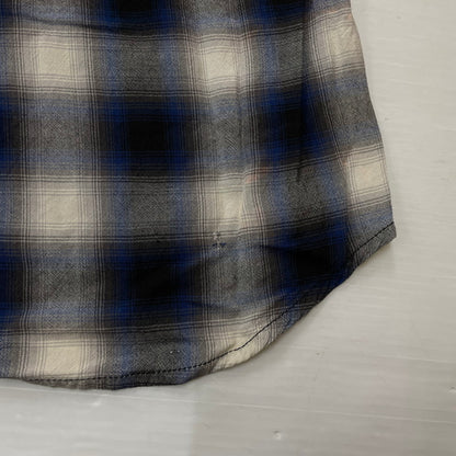 【中古品】【メンズ】 HYSTERIC GLAMOUR ヒステリックグラマー RAYON OMBRE CHECK SHIRT 4AH-2022 レーヨンオンブレチェックシャツ トップス 140-260725-ss-04-tei サイズ：M カラー：チェック 万代Net店