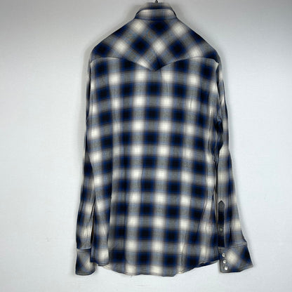 【中古品】【メンズ】 HYSTERIC GLAMOUR ヒステリックグラマー RAYON OMBRE CHECK SHIRT 4AH-2022 レーヨンオンブレチェックシャツ トップス 140-260725-ss-04-tei サイズ：M カラー：チェック 万代Net店