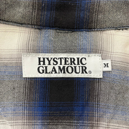 【中古品】【メンズ】 HYSTERIC GLAMOUR ヒステリックグラマー RAYON OMBRE CHECK SHIRT 4AH-2022 レーヨンオンブレチェックシャツ トップス 140-260725-ss-04-tei サイズ：M カラー：チェック 万代Net店