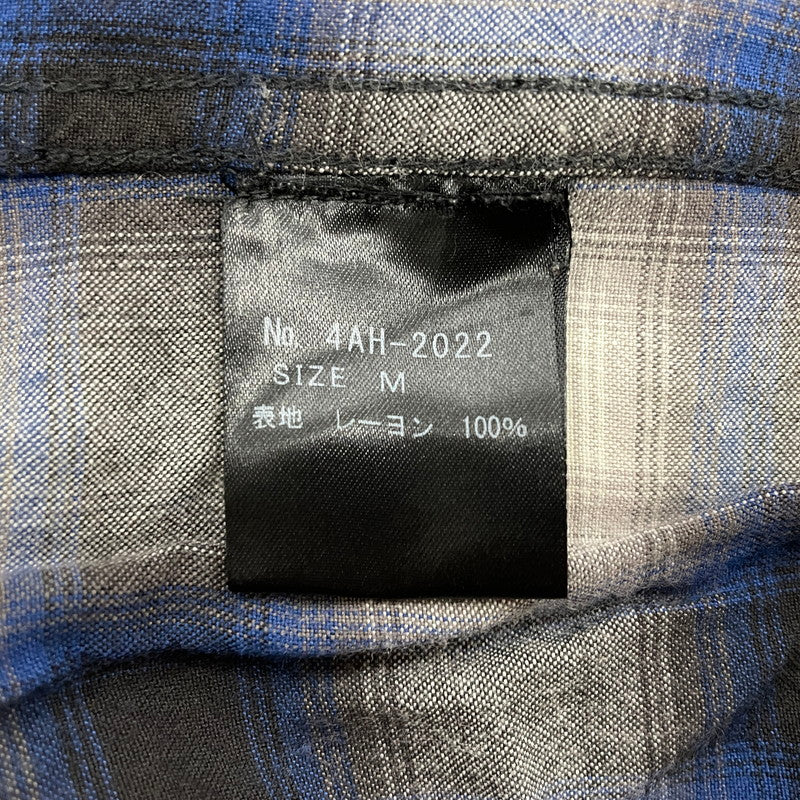 【中古品】【メンズ】 HYSTERIC GLAMOUR ヒステリックグラマー RAYON OMBRE CHECK SHIRT 4AH-2022 レーヨンオンブレチェックシャツ トップス 140-260725-ss-04-tei サイズ：M カラー：チェック 万代Net店