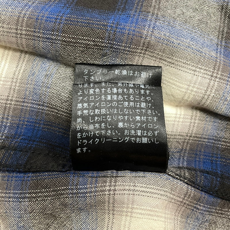 【中古品】【メンズ】 HYSTERIC GLAMOUR ヒステリックグラマー RAYON OMBRE CHECK SHIRT 4AH-2022 レーヨンオンブレチェックシャツ トップス 140-260725-ss-04-tei サイズ：M カラー：チェック 万代Net店