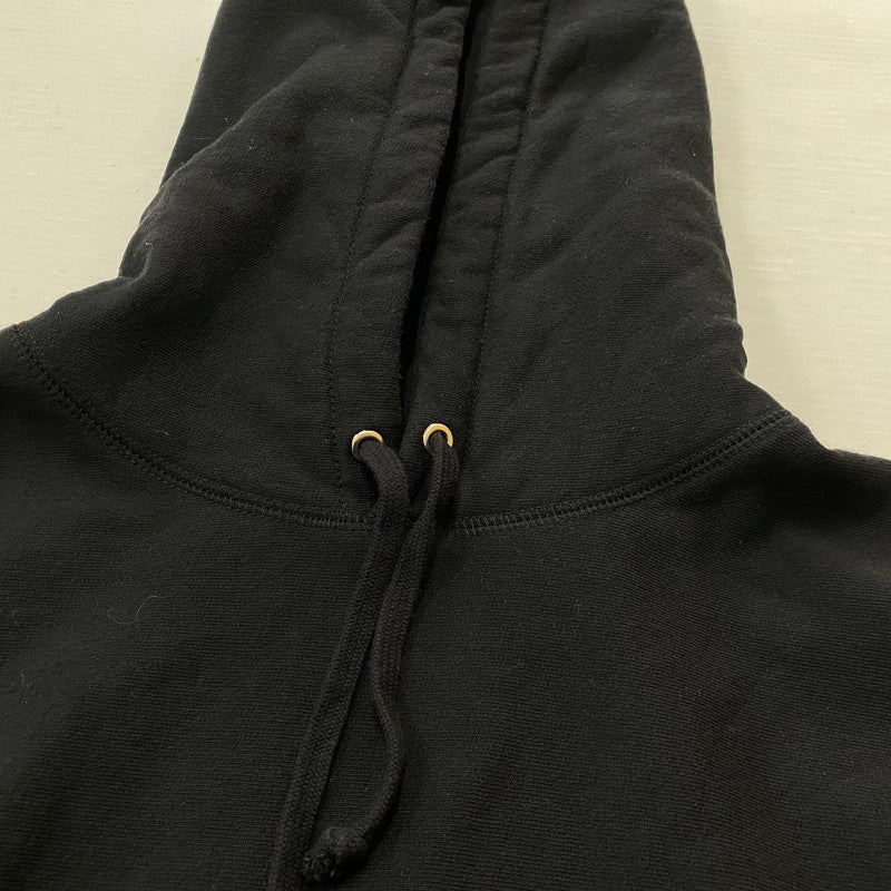 【中古品】【メンズ】 SUPREME シュプリーム × COMME DES GARCONS コムデ ギャルソン 別注コラボ 17SS BOX LOGO HOODED SWEAT 2017年春夏 ボックス ロゴ フーディー トップス プルオーバーパーカー 149-260724-sa-18-tei サイズ：M カラー：ブラック 万代Net店