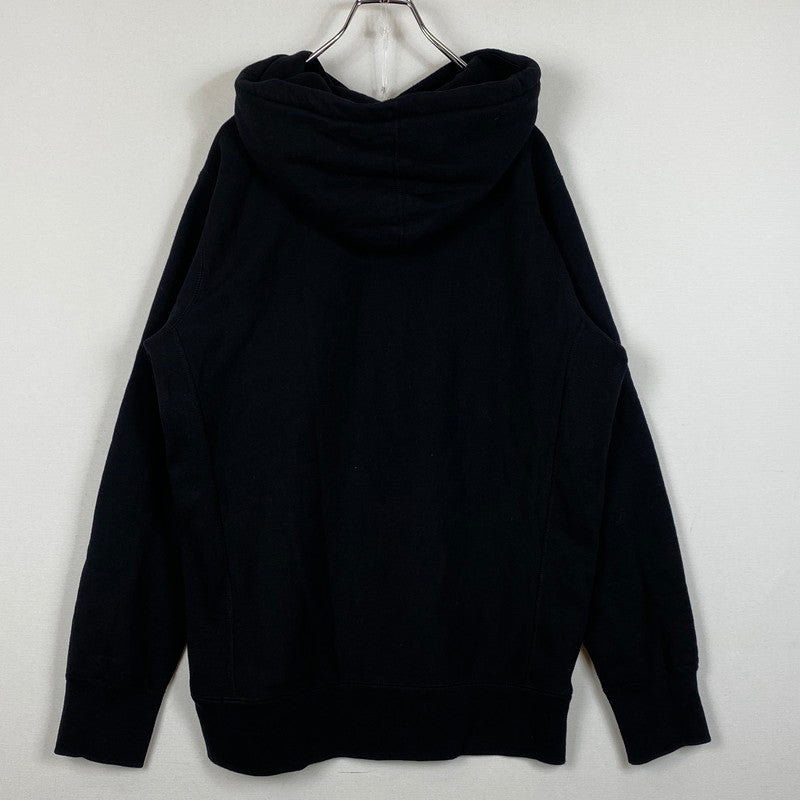 【中古品】【メンズ】 SUPREME シュプリーム × COMME DES GARCONS コムデ ギャルソン 別注コラボ 17SS BOX LOGO HOODED SWEAT 2017年春夏 ボックス ロゴ フーディー トップス プルオーバーパーカー 149-260724-sa-18-tei サイズ：M カラー：ブラック 万代Net店