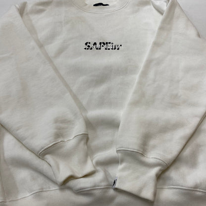 【現状渡し品】【メンズ】 SAPEUR サプール CONFIDENTIAL SWEAT コンフィデンシャル スウェット 長袖 トップス トレーナー 142-260724-sa-15-tei サイズ：L カラー：ホワイト 万代Net店