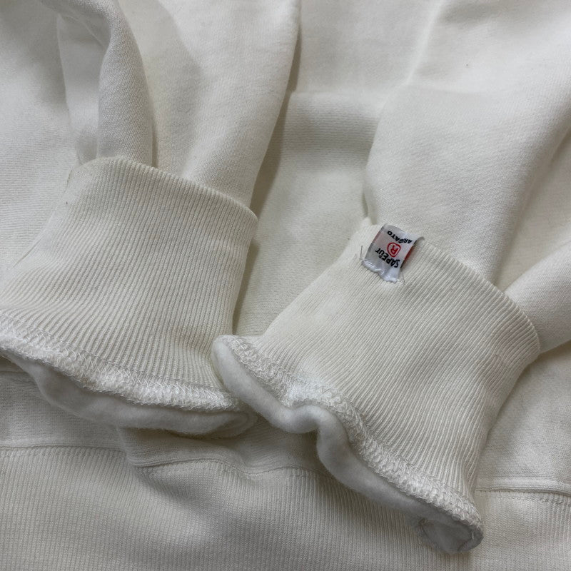 【現状渡し品】【メンズ】 SAPEUR サプール CONFIDENTIAL SWEAT コンフィデンシャル スウェット 長袖 トップス トレーナー 142-260724-sa-15-tei サイズ：L カラー：ホワイト 万代Net店