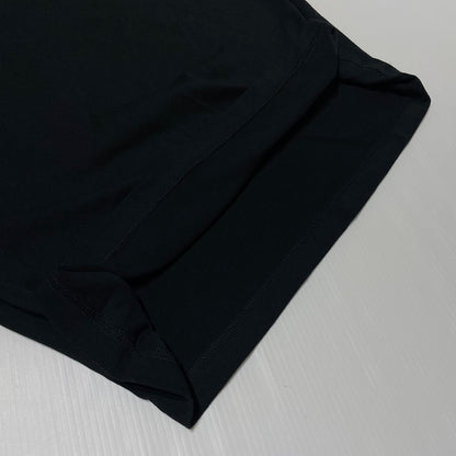 【中古品】【メンズ】 SAPEur サプール LOGO PRINT S/S TEE ロゴプリント ショートスリーブTシャツ 半袖トップス 142-260806-ss-02-tei サイズ：L　※タグ付き カラー：ブラック 万代Net店