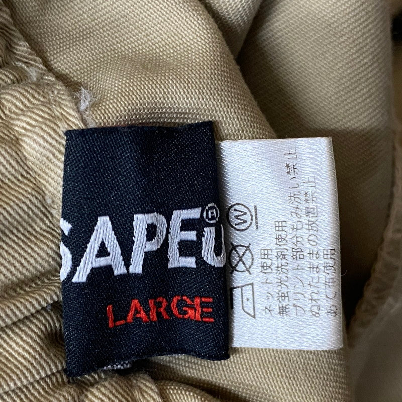 【現状渡し品】【メンズ】 SAPEUR サプール DAMAGE PROCESSING CHINO PANTS ダメージ 加工 チノ パンツ ボトムス チノパン 153-260724-sa-04-tei サイズ：L カラー：ベージュ 万代Net店