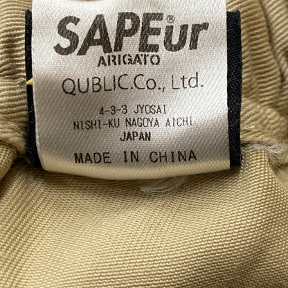 【現状渡し品】【メンズ】 SAPEUR サプール DAMAGE PROCESSING CHINO PANTS ダメージ 加工 チノ パンツ ボトムス チノパン 153-260724-sa-04-tei サイズ：L カラー：ベージュ 万代Net店