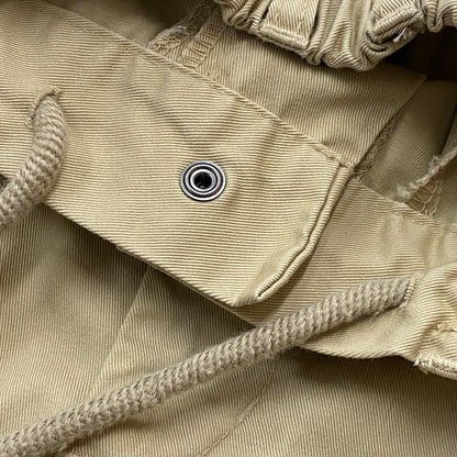 【現状渡し品】【メンズ】 SAPEUR サプール DAMAGE PROCESSING CHINO PANTS ダメージ 加工 チノ パンツ ボトムス チノパン 153-260724-sa-04-tei サイズ：L カラー：ベージュ 万代Net店