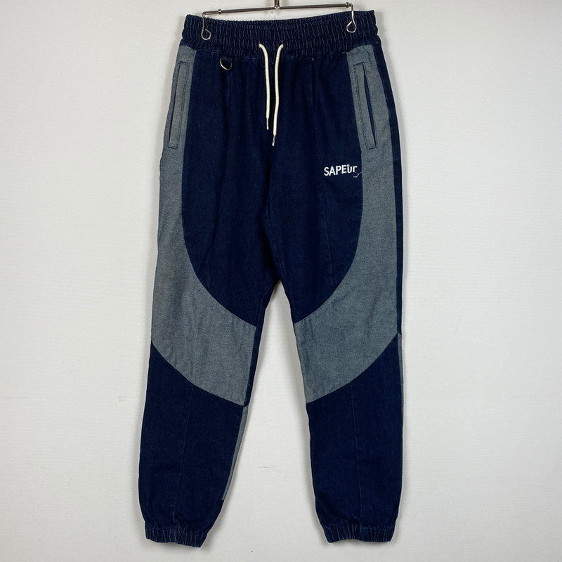【中古品】【メンズ】 SAPEUR サプール DENIM TRACK PANT デニム トラック パンツ ボトムス ジーンズ 153-260724-sa-06-tei サイズ：M カラー：インディゴ 万代Net店