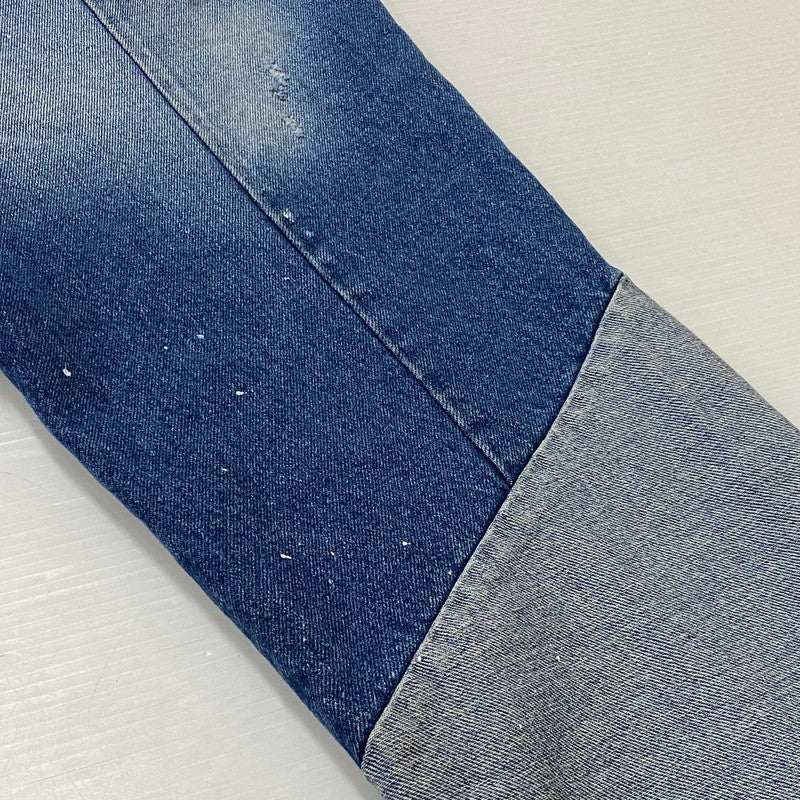 【現状渡し品】【メンズ】 SAPEUR サプール VINTAGE DENIM TRACK PANTS ヴィンテージ デニム トラック パンツ ボトムス ジーンズ 153-260724-sa-05-tei サイズ：L カラー：インディゴ 万代Net店