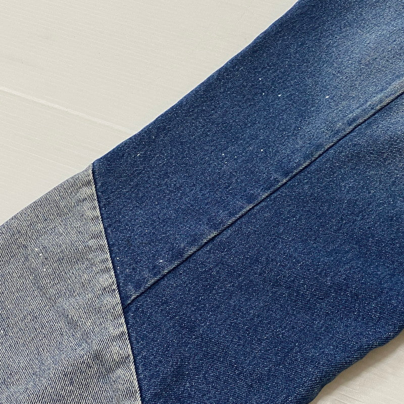 【現状渡し品】【メンズ】 SAPEUR サプール VINTAGE DENIM TRACK PANTS ヴィンテージ デニム トラック パンツ ボトムス ジーンズ 153-260724-sa-05-tei サイズ：L カラー：インディゴ 万代Net店