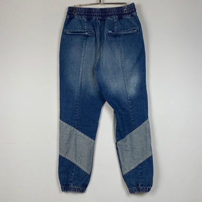 【現状渡し品】【メンズ】 SAPEUR サプール VINTAGE DENIM TRACK PANTS ヴィンテージ デニム トラック パンツ ボトムス ジーンズ 153-260724-sa-05-tei サイズ：L カラー：インディゴ 万代Net店