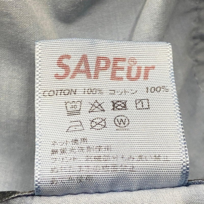 【現状渡し品】【メンズ】 SAPEUR サプール VINTAGE DENIM TRACK PANTS ヴィンテージ デニム トラック パンツ ボトムス ジーンズ 153-260724-sa-05-tei サイズ：L カラー：インディゴ 万代Net店