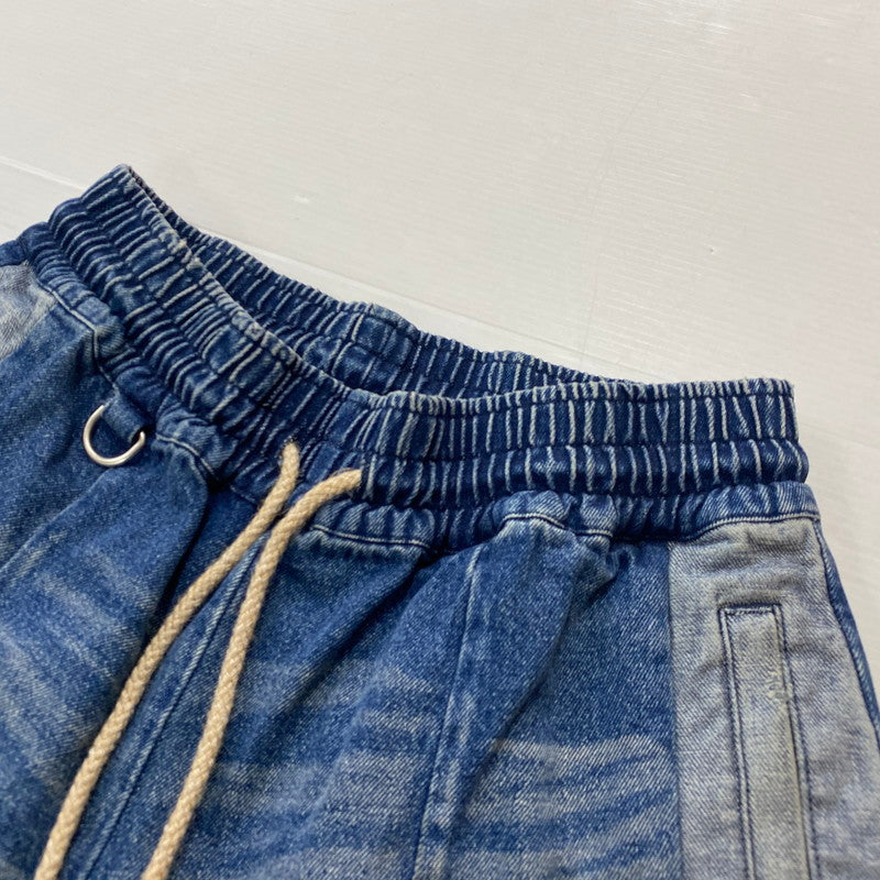 【現状渡し品】【メンズ】 SAPEUR サプール VINTAGE DENIM TRACK PANTS ヴィンテージ デニム トラック パンツ ボトムス ジーンズ 153-260724-sa-05-tei サイズ：L カラー：インディゴ 万代Net店