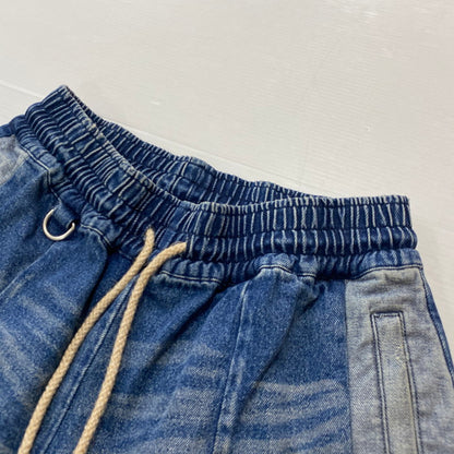 【現状渡し品】【メンズ】 SAPEUR サプール VINTAGE DENIM TRACK PANTS ヴィンテージ デニム トラック パンツ ボトムス ジーンズ 153-260724-sa-05-tei サイズ：L カラー：インディゴ 万代Net店