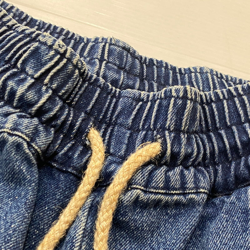 【現状渡し品】【メンズ】 SAPEUR サプール VINTAGE DENIM TRACK PANTS ヴィンテージ デニム トラック パンツ ボトムス ジーンズ 153-260724-sa-05-tei サイズ：L カラー：インディゴ 万代Net店