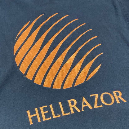【中古品】【メンズ】 HELLRAZOR EMB CREWNECK (ヘルレイザー クルーネックスウェット) LOGO SWEAT 142-260822-nm-39-tei サイズ：XXL カラー：BLACK 万代Net店