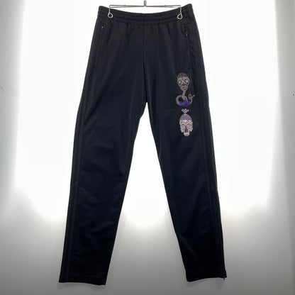 【中古品】【メンズ】 ADIDAS アディダス × 田名網敬一 タナアミケイイチ 別注コラボ FIREBIRD TRACK PANTS ED9359 ファイヤーバード トラックパンツ ボトムス ジャージ 159-260826-yo-02-teih サイズ：O カラー：ブラック 万代Net店